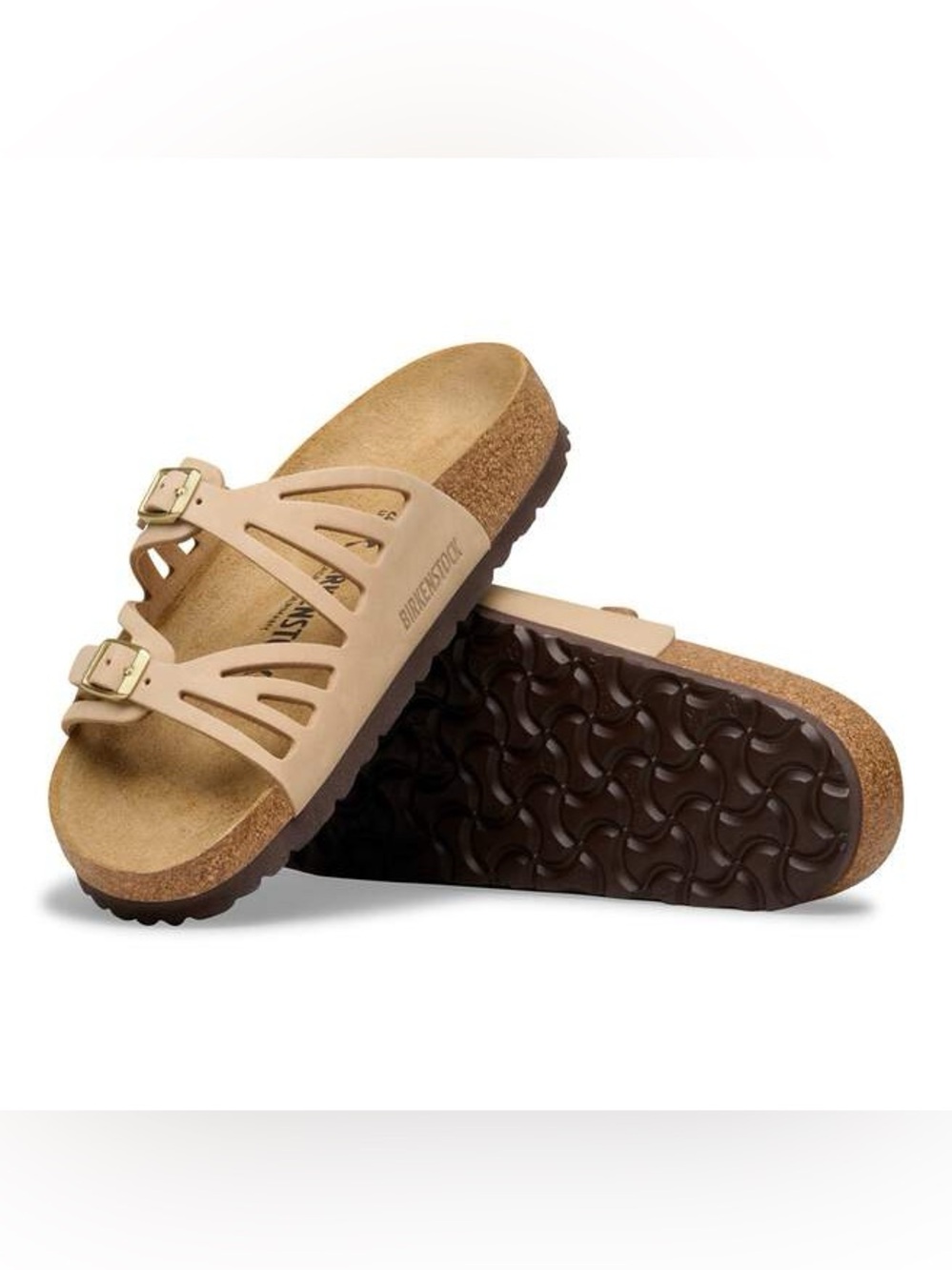 Birkenstock | "Sandcastle" Granada Nubuck Leather Sandals | Size 41 Regular/Wide